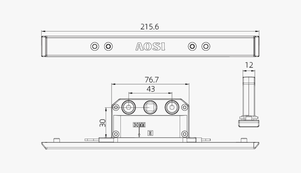 窗纱一体（不锈钢）系列  30双向传动盒  型号AS-B228.jpg